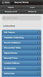 Mobile Screenshot of beyondwords.co.uk