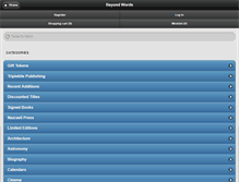 Tablet Screenshot of beyondwords.co.uk